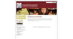 Desktop Screenshot of ampaplumaypapel.com